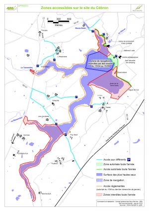 Carte accès Cébron